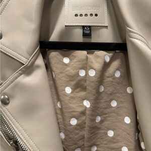 Leather jacket from free people